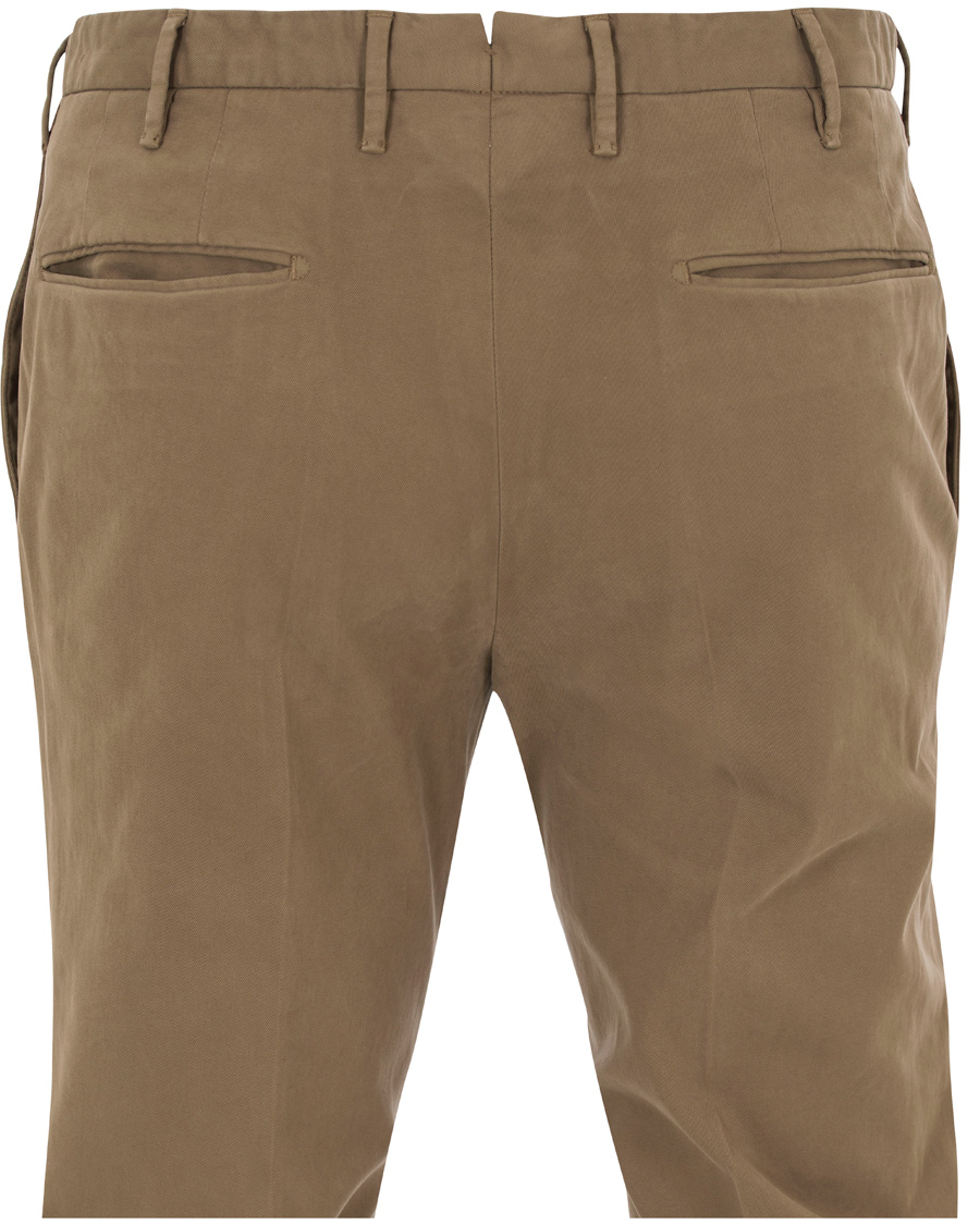 Homme | Pantalons | Incotex | Slim Fit Comfort Chino Khaki
