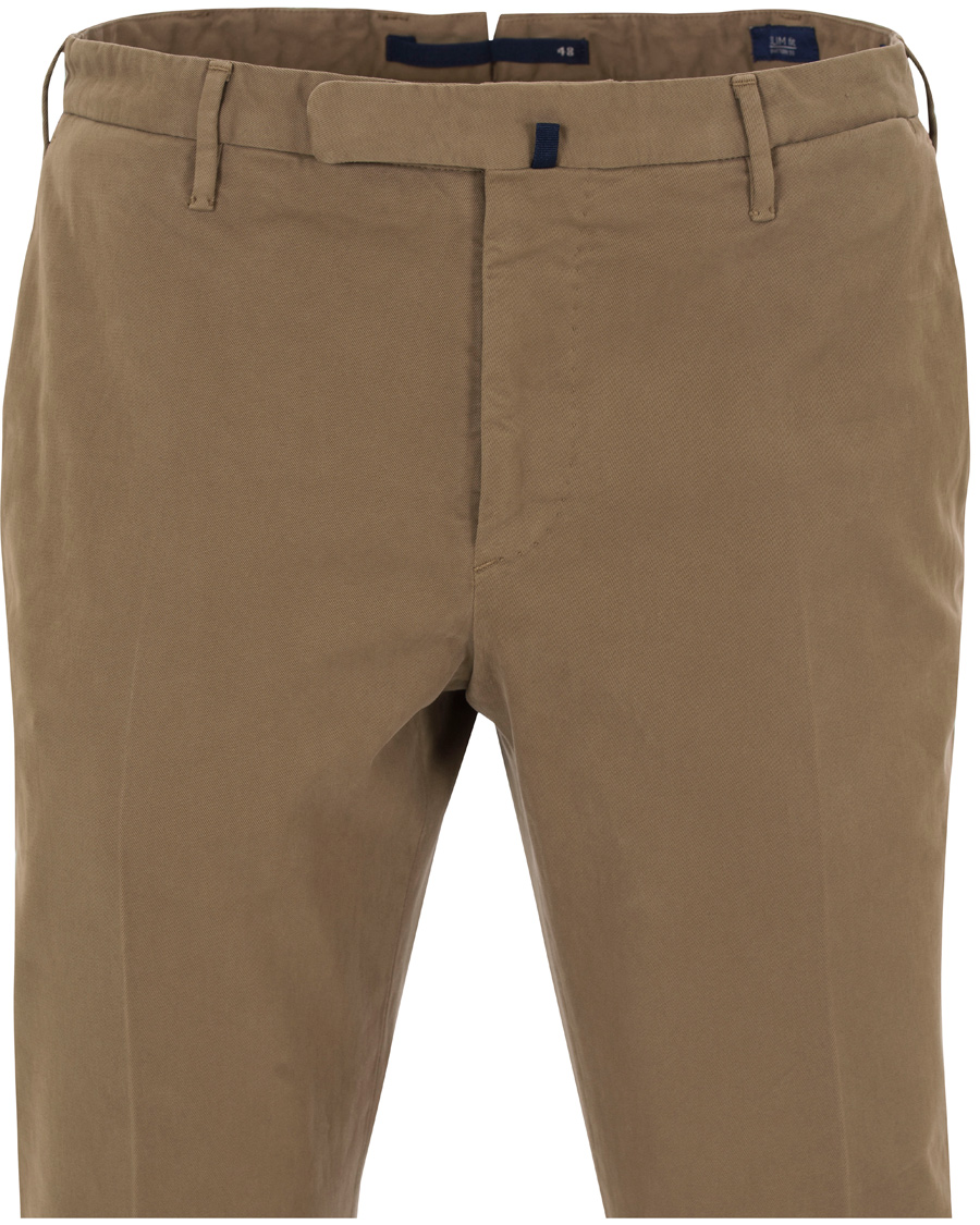 Homme | Pantalons | Incotex | Slim Fit Comfort Chino Khaki