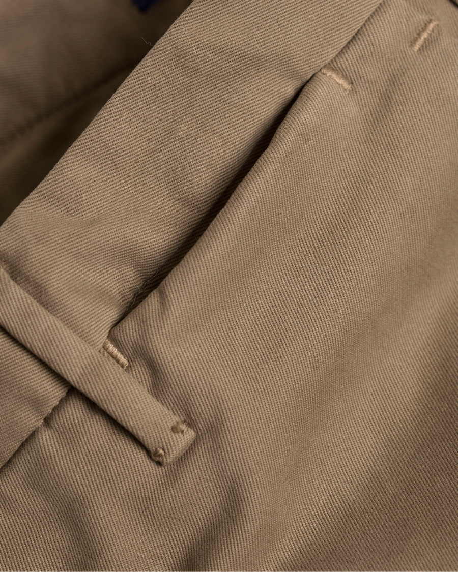 Homme | Pantalons | Incotex | Slim Fit Comfort Chino Khaki