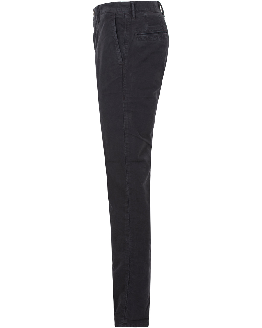 Heren | Broeken | Incotex | Slim Fit Garment Dyed Washed Chino Navy