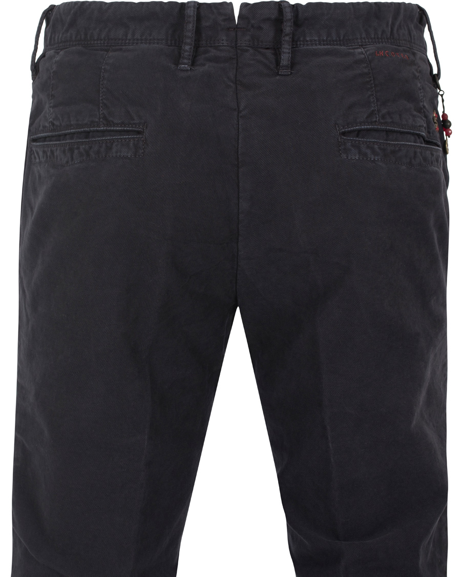 Heren | Broeken | Incotex | Slim Fit Garment Dyed Washed Chino Navy