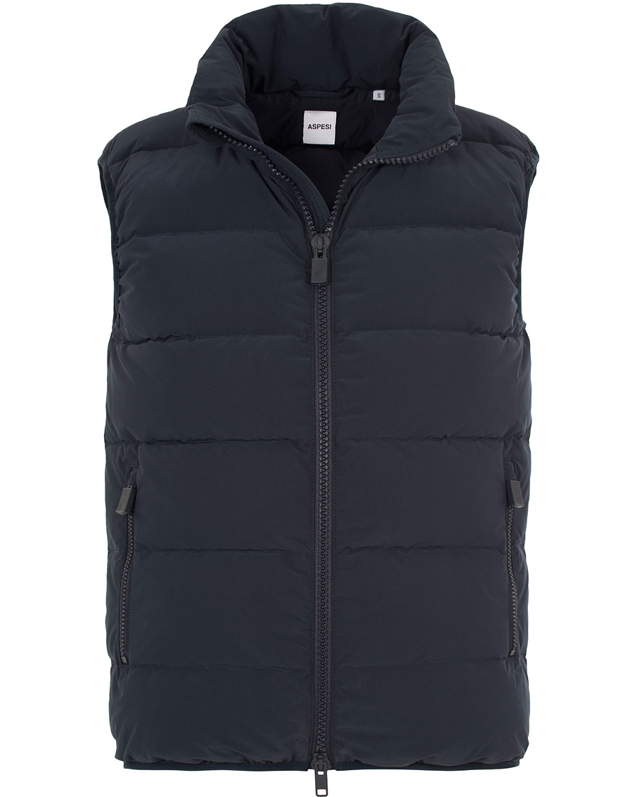 Homme | Manteaux Et Vestes | Aspesi | Down Vest Navy