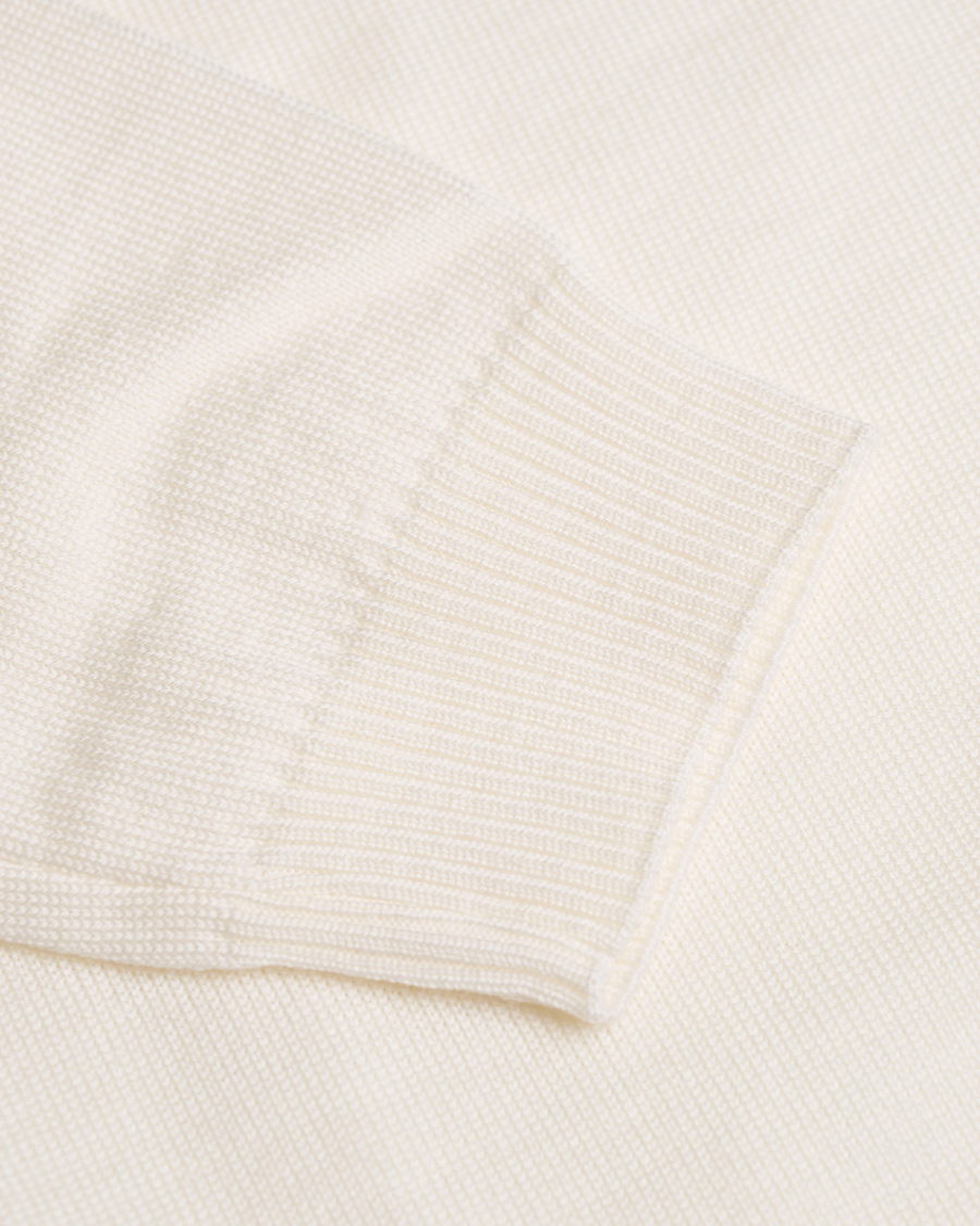 Heren | Truien | Stenströms | Roll Neck Pullover Off White