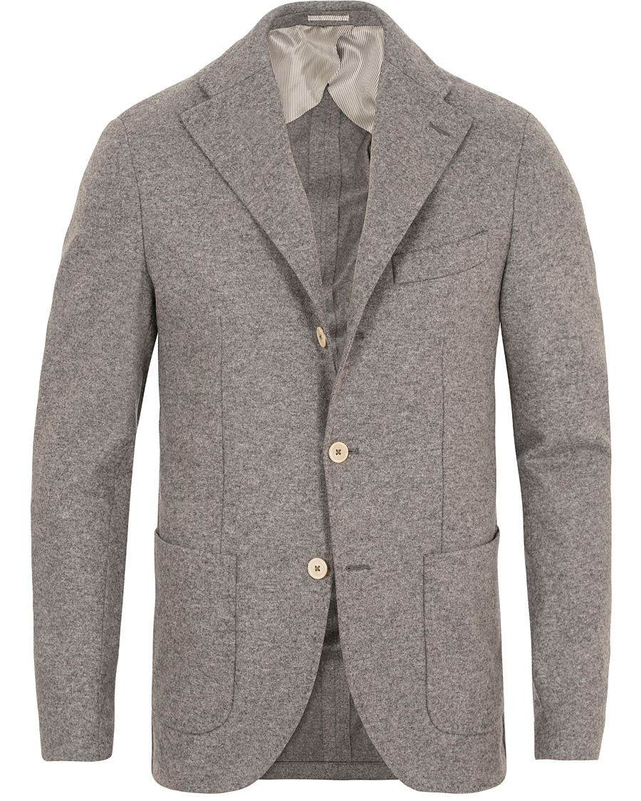 Heren | Blazers | Stenströms | Wool Blazer Grey