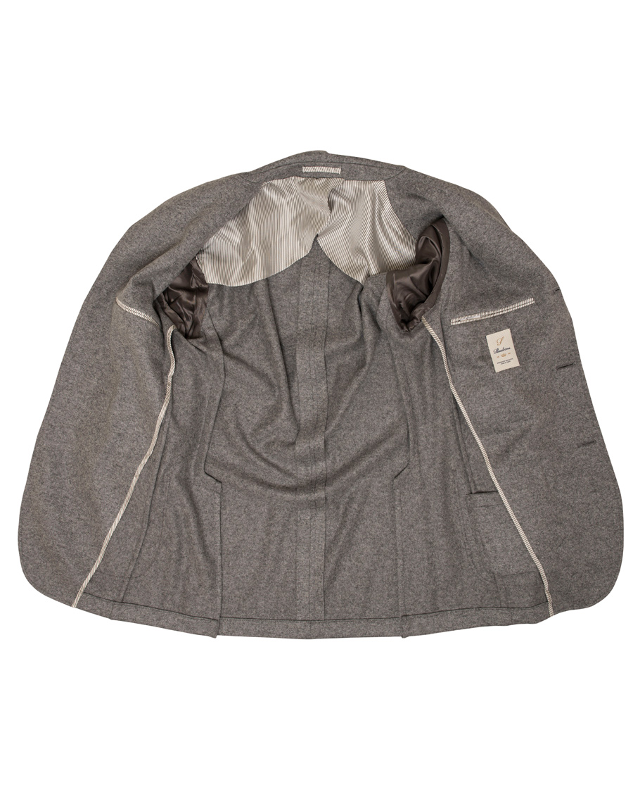 Heren | Blazers | Stenströms | Wool Blazer Grey