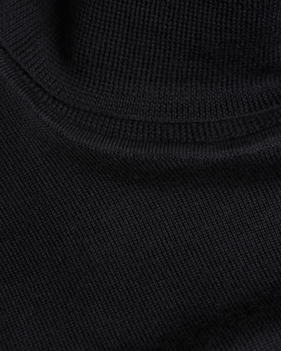 Homme | Pulls Et Tricots | Fred Perry | Merino Rollneck Sweater Black