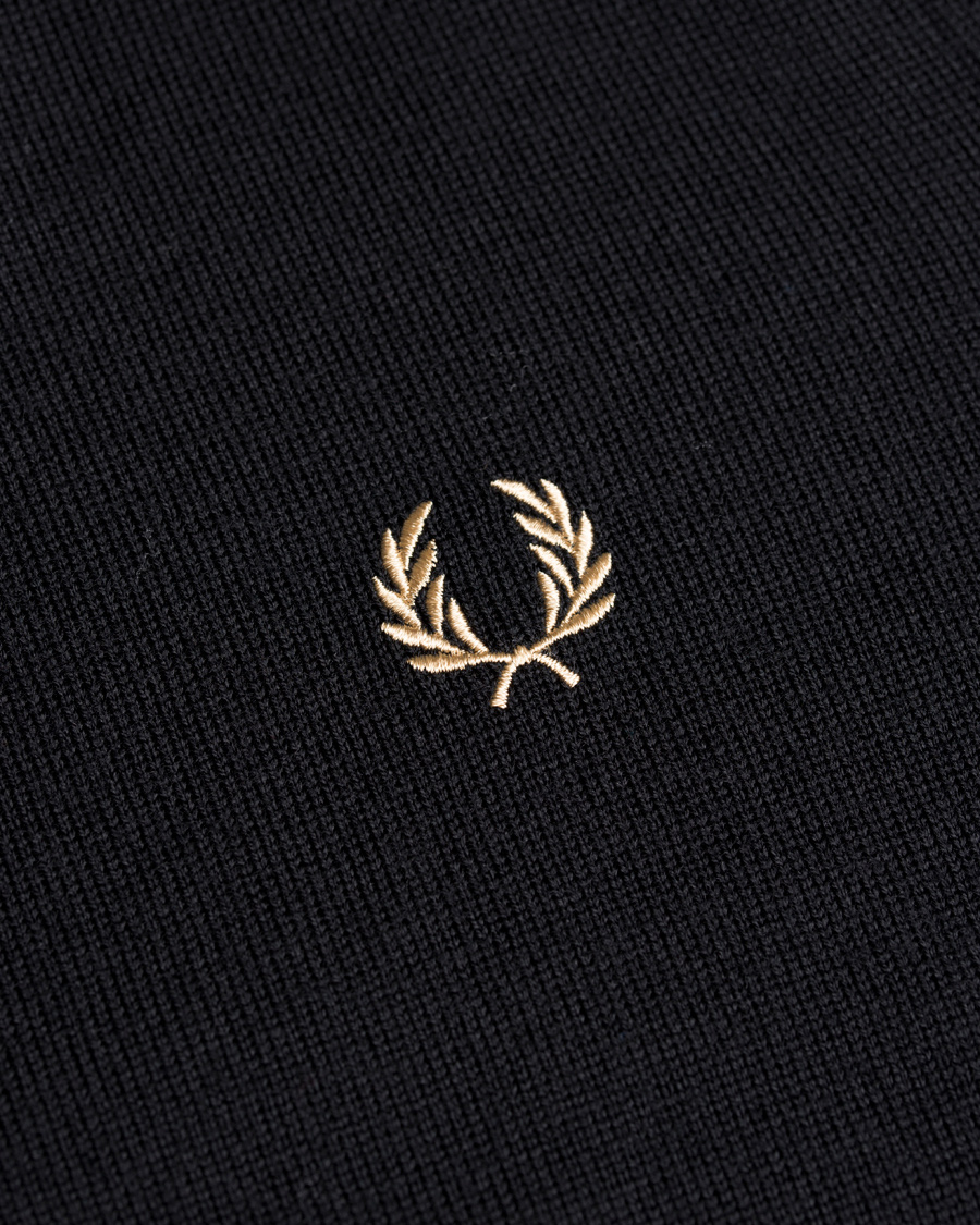 Homme | Pulls Et Tricots | Fred Perry | Merino Rollneck Sweater Black