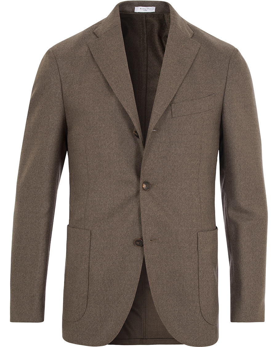 Homme | Blazers | Boglioli | Wool K Jacket Blazer Stone Grey