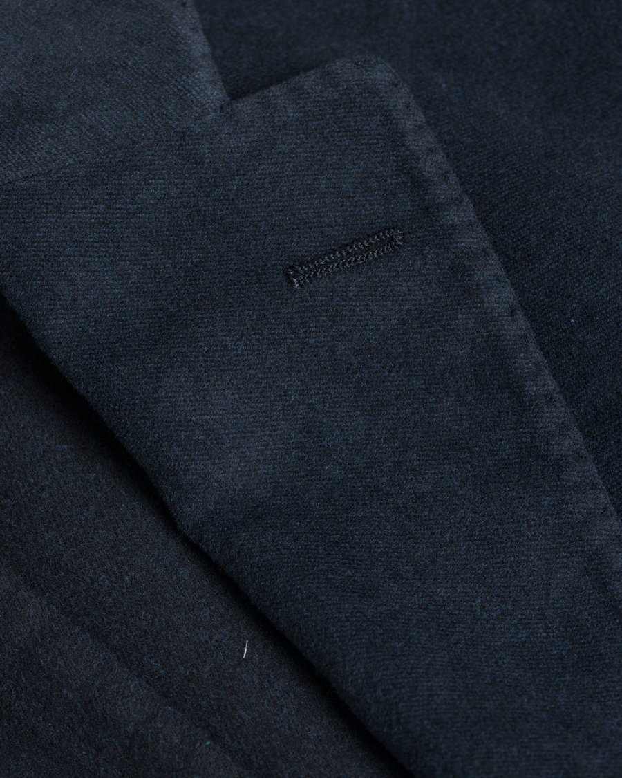 Homme | Blazers | Boglioli | Moleskin K Jacket Blazer Dark Navy