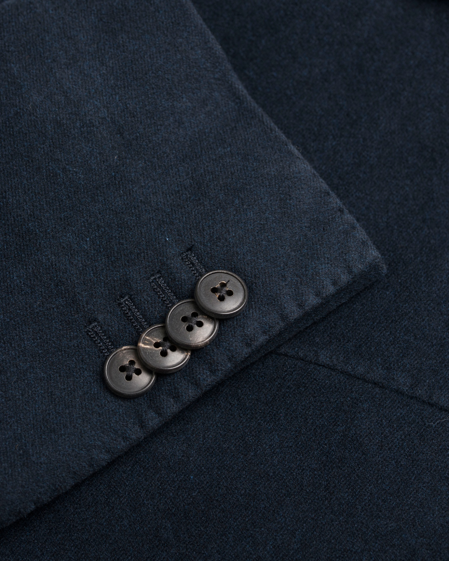 Homme | Blazers | Boglioli | Moleskin K Jacket Blazer Dark Navy