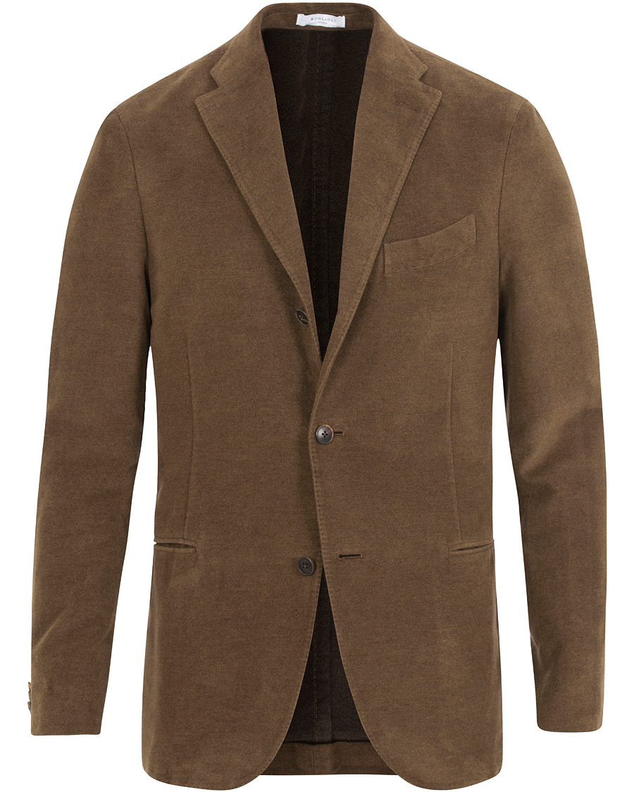 Homme | Blazers | Boglioli | Moleskin K Jacket Blazer Dark Brown
