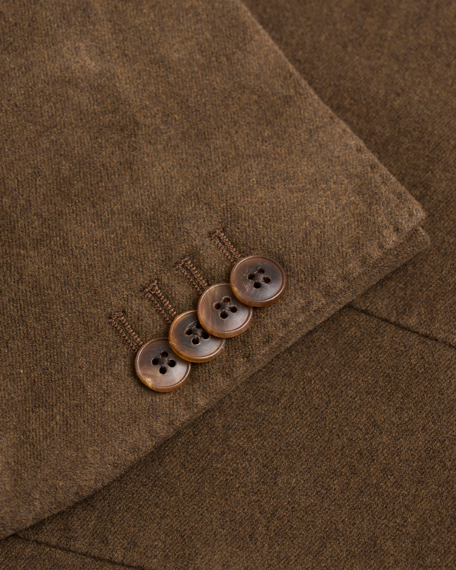 Homme | Blazers | Boglioli | Moleskin K Jacket Blazer Dark Brown