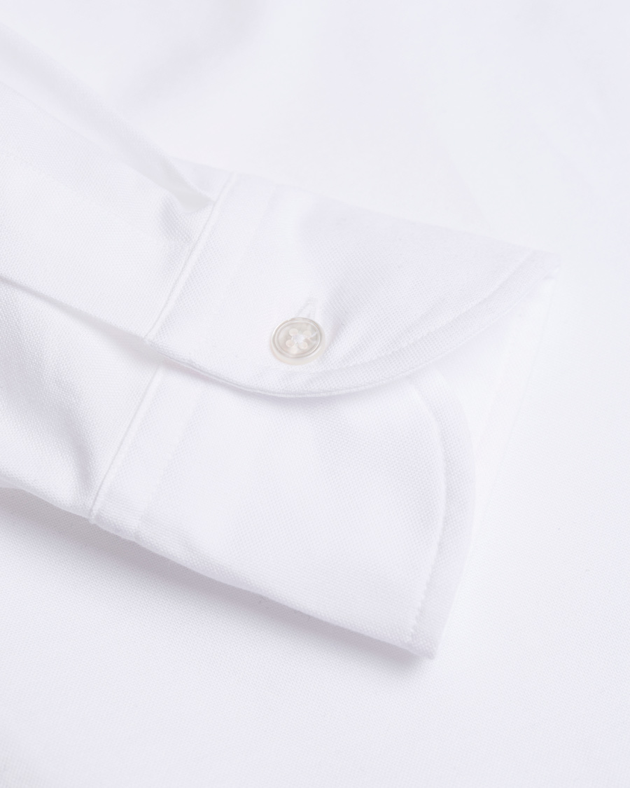 Homme | Chemises | Drake's | Slim Fit Oxford BD Shirt White