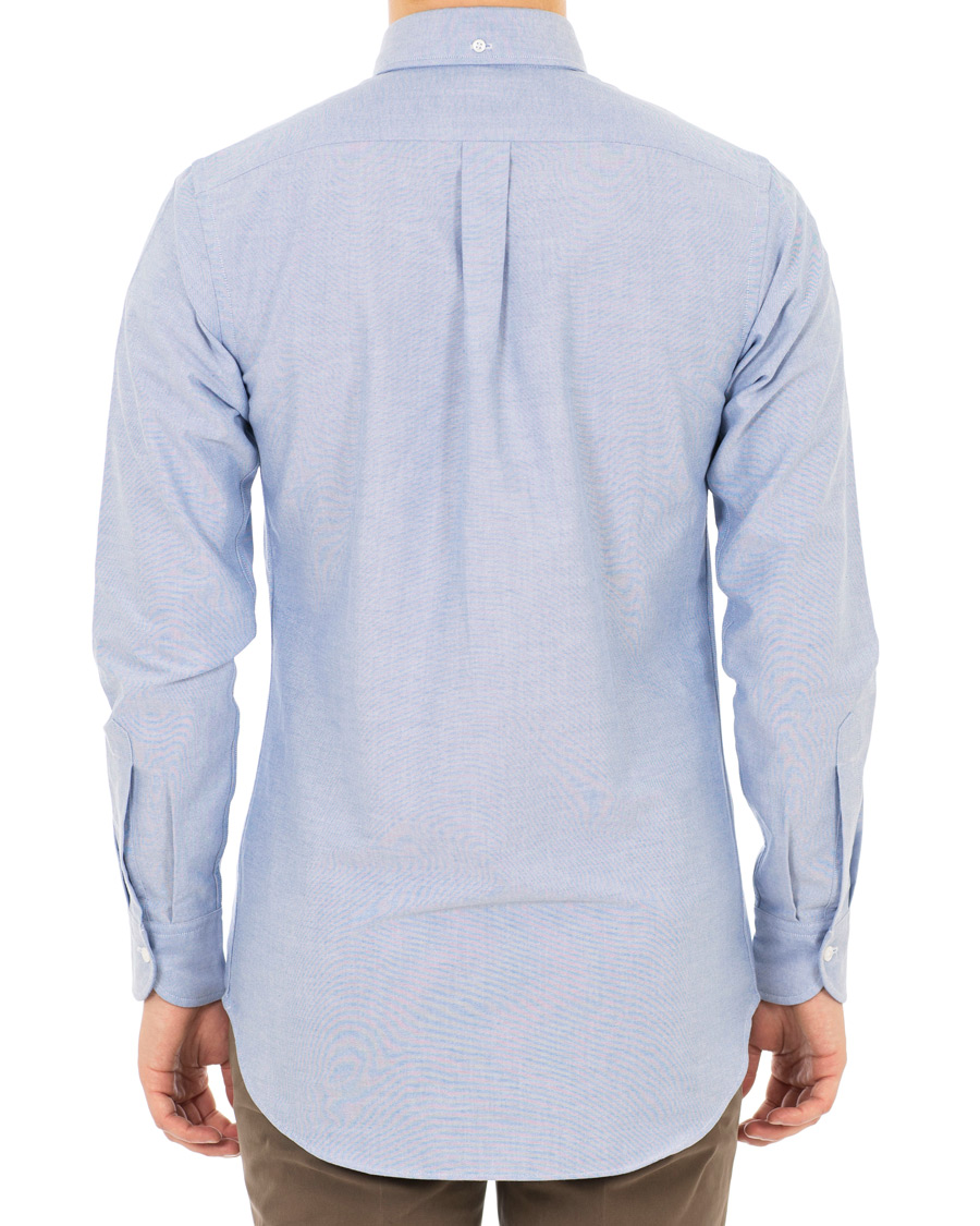 Homme | Chemises | Drake's | Slim Fit Oxford BD Shirt Blue
