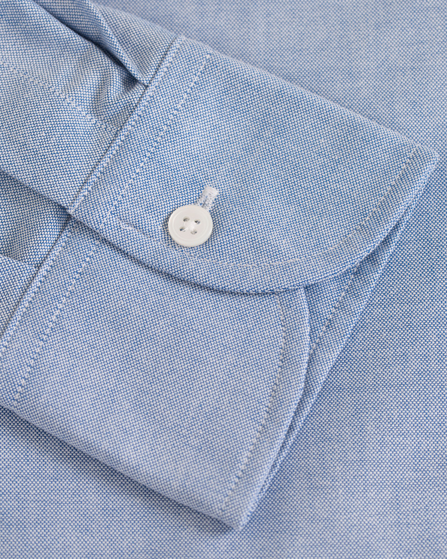 Homme | Chemises | Drake's | Slim Fit Oxford BD Shirt Blue