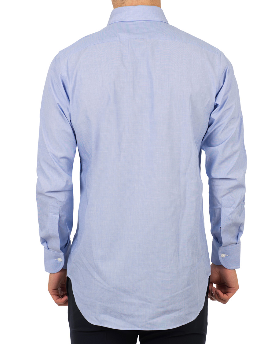 Homme | Chemises | Drake's | Regular Fit Poplin Shirt Blue