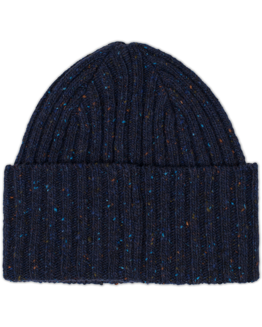 Homme | Drake's Donegal Wool Hat Navy | Drake's | Donegal Wool Hat Navy