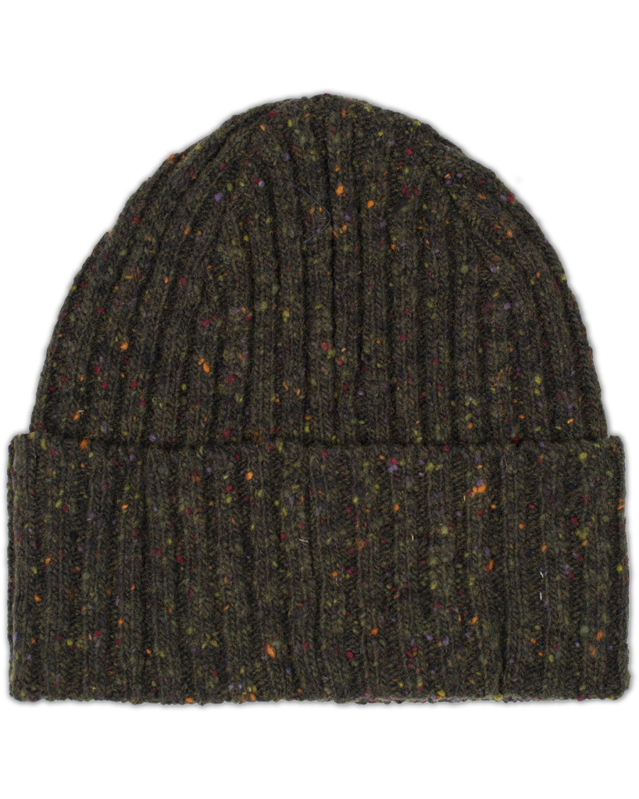 Homme | Drake's Donegal Wool Hat Dark Green | Drake's | Donegal Wool Hat Dark Green