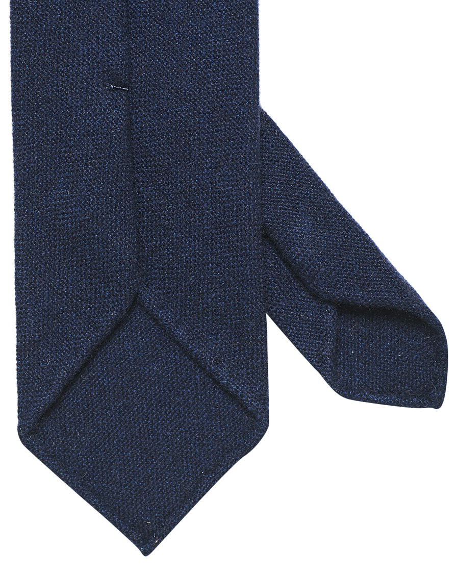 Homme | Drake's Cashmere 8 cm Tie Navy | Drake's | Cashmere 8 cm Tie Navy