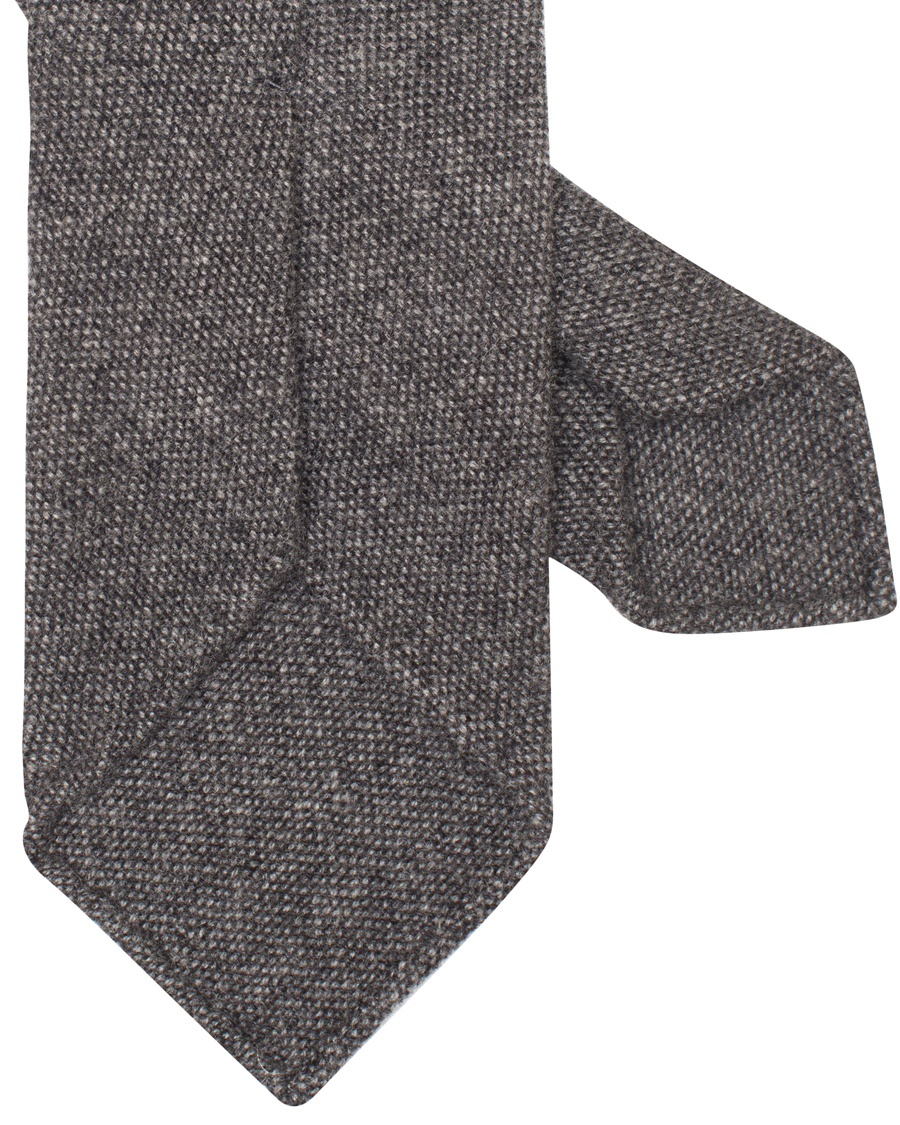 Homme | Drake's Cashmere 8 cm Tie Grey | Drake's | Cashmere 8 cm Tie Grey