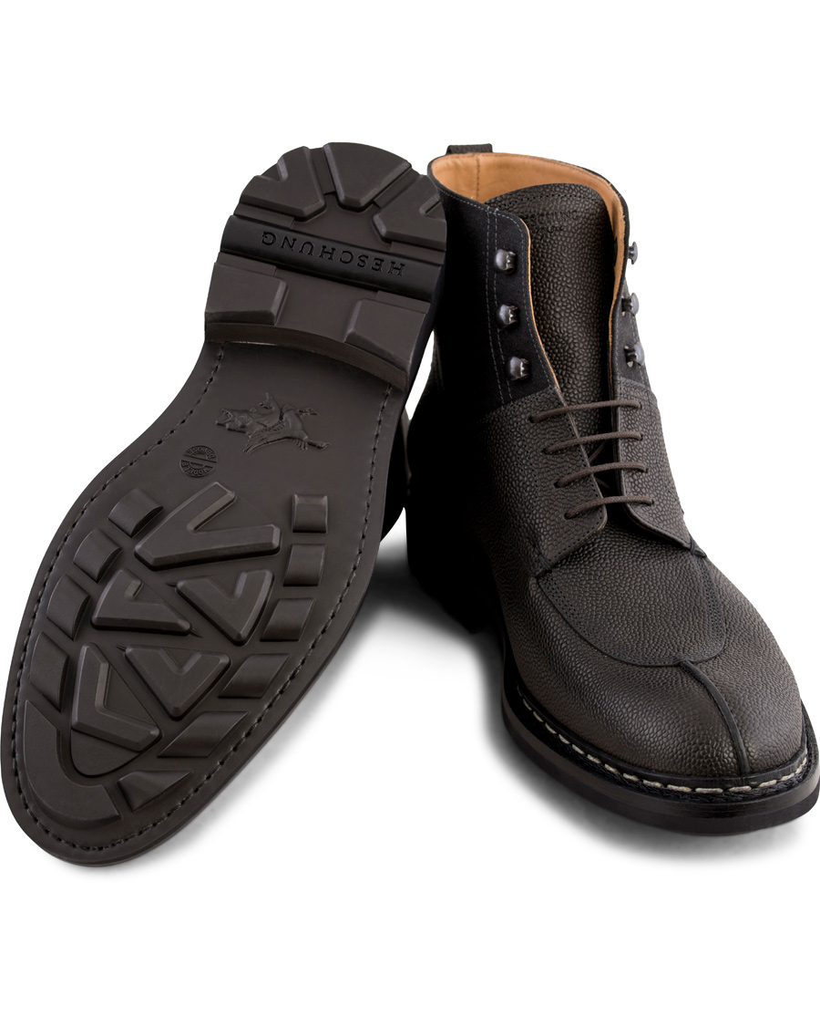 Homme | Heschung Ginkgo Beluga Boot Grained Black Calf | Heschung | Ginkgo Beluga Boot Grained Black Calf