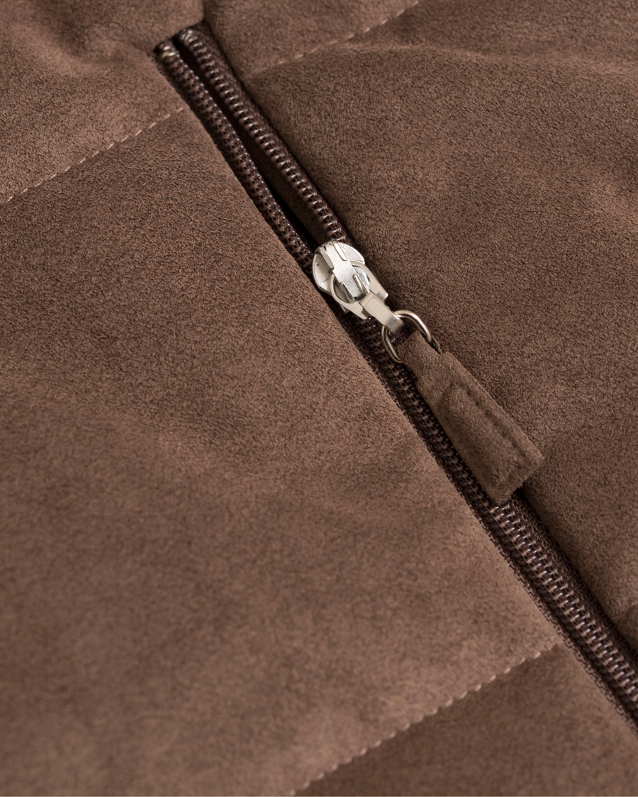 Homme | Manteaux Et Vestes | Gran Sasso | Wool/Suede Vest Brown