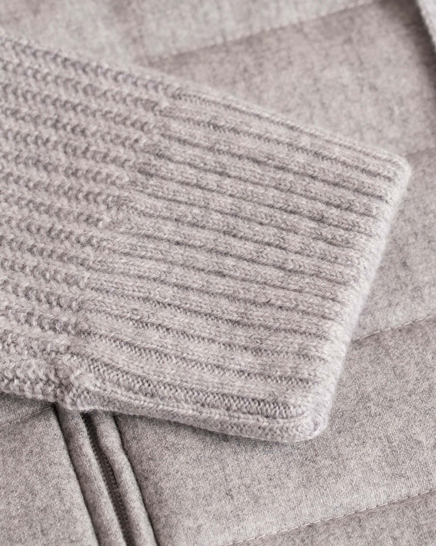 Homme | Pulls Et Tricots | Gran Sasso | Wool Button Knit/Zip Cardigan Jacket Grey