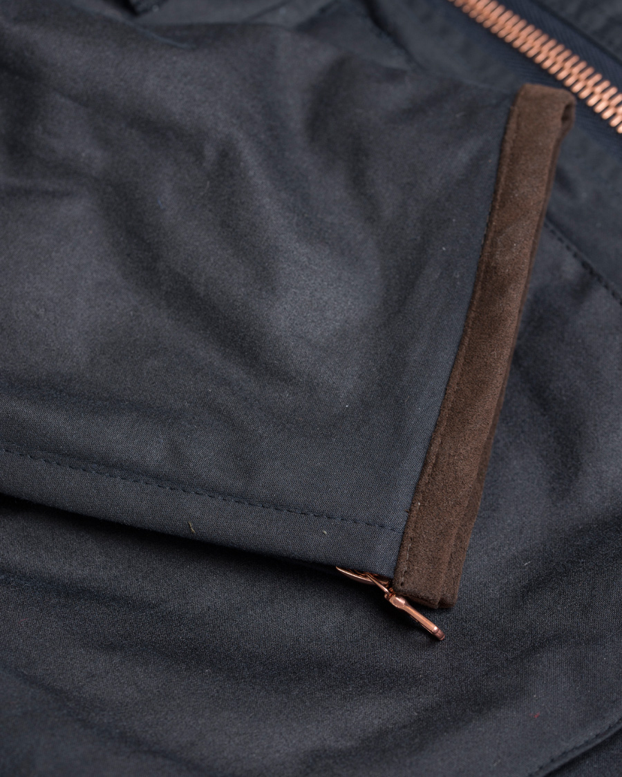 Homme | Manteaux Et Vestes | Private White V.C. | Waxed Twin Track Jacket Navy