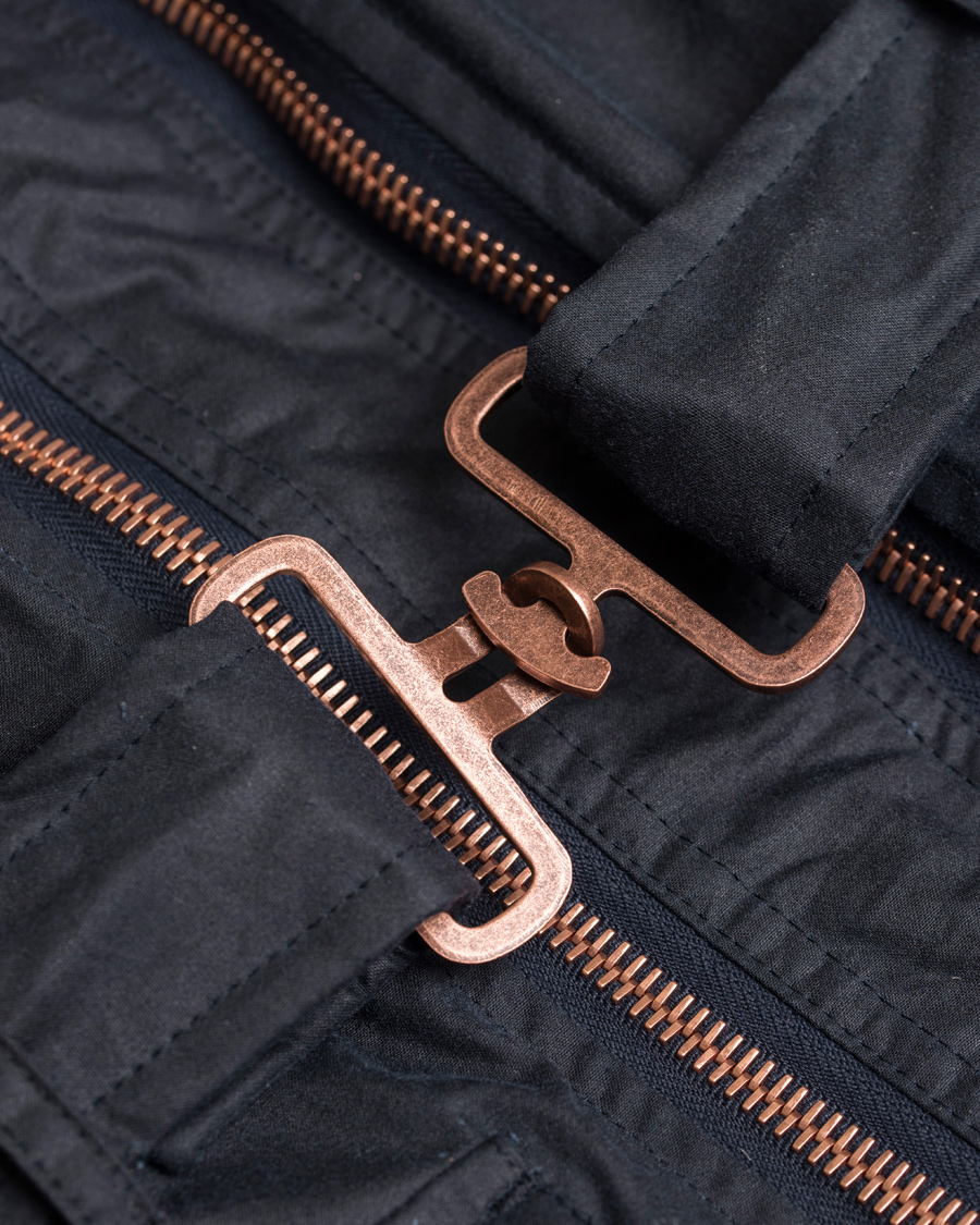 Homme | Manteaux Et Vestes | Private White V.C. | Waxed Twin Track Jacket Navy