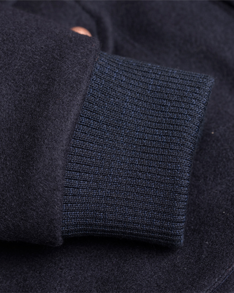 Homme | Manteaux Et Vestes | Private White V.C. | Pilot's Bomber Wool Jacket Navy