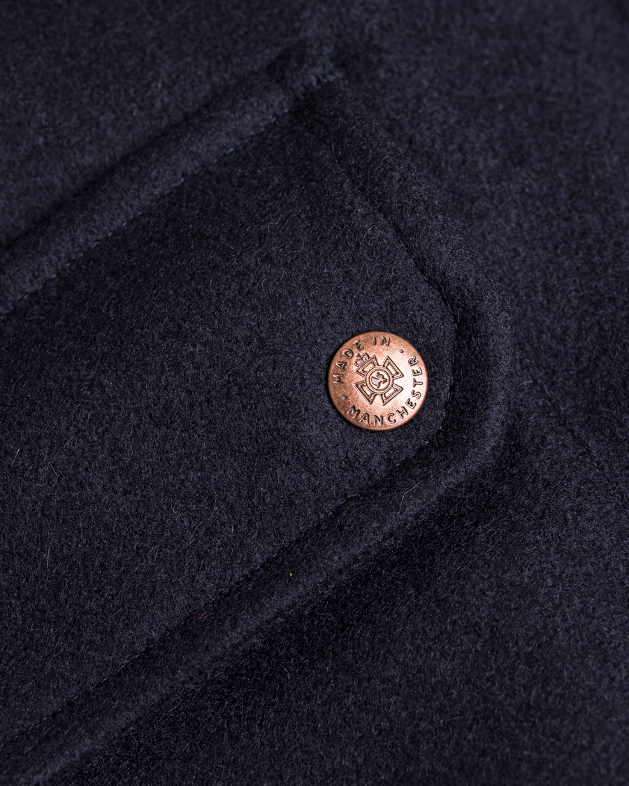 Homme | Manteaux Et Vestes | Private White V.C. | Pilot's Bomber Wool Jacket Navy