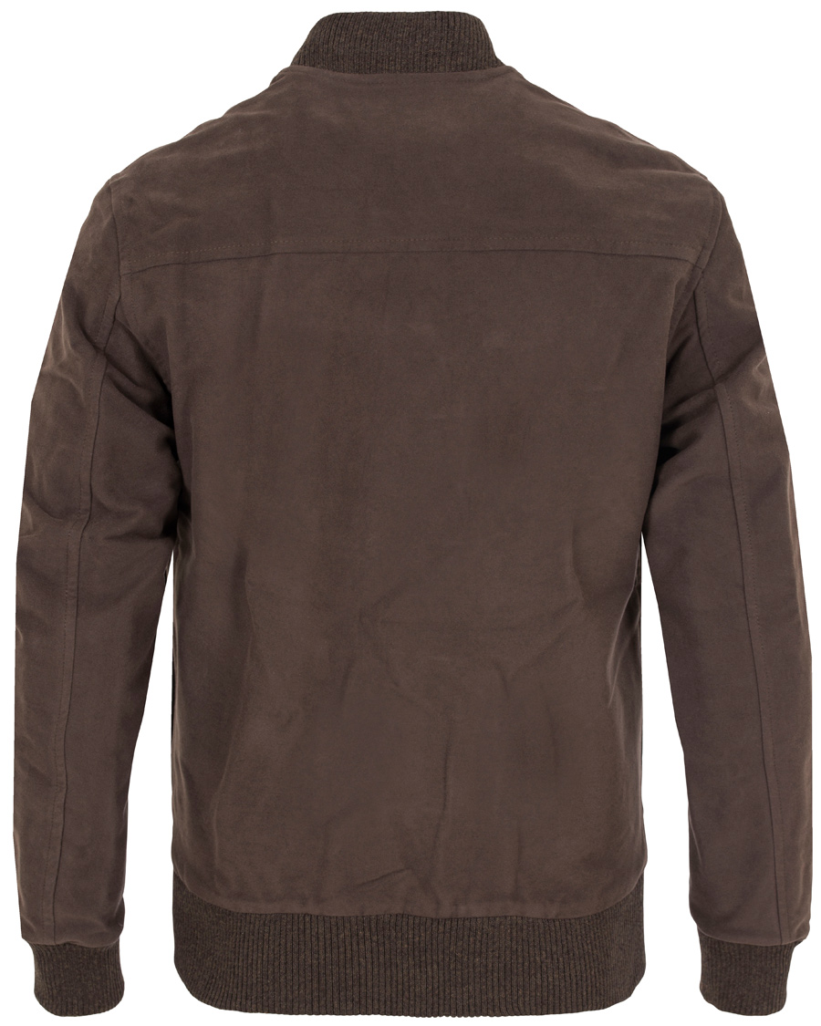 Homme | Manteaux Et Vestes | Private White V.C. | Moleskin Bomber Chocolate