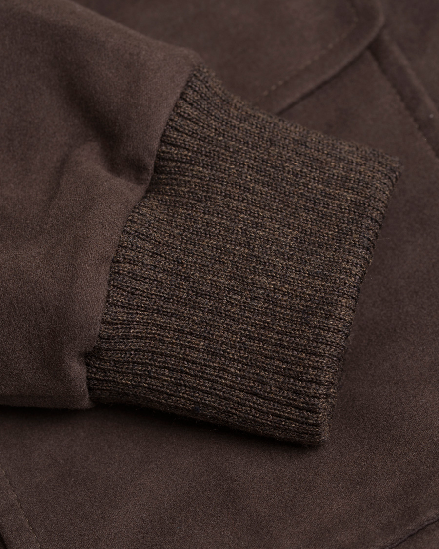 Homme | Manteaux Et Vestes | Private White V.C. | Moleskin Bomber Chocolate