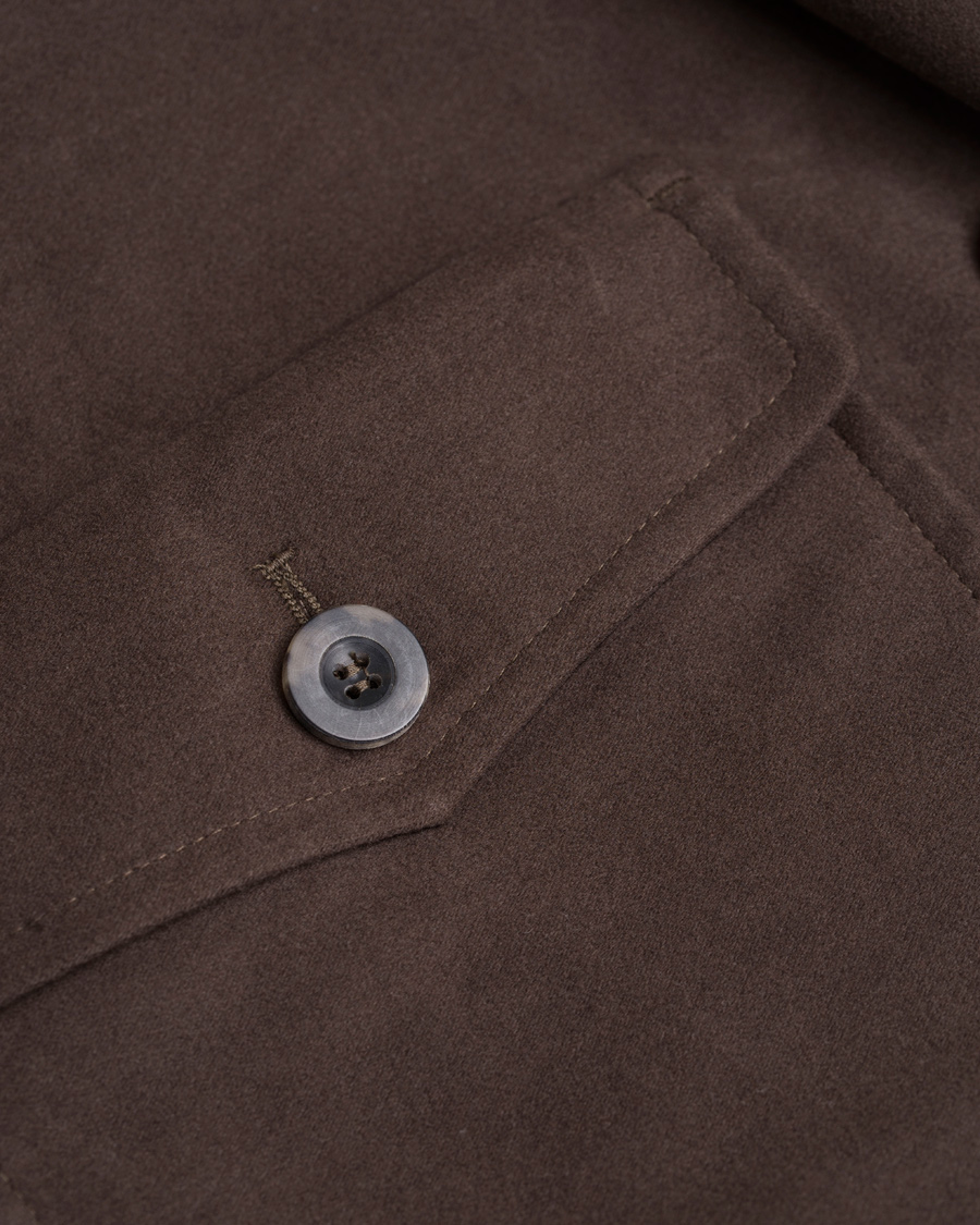 Homme | Manteaux Et Vestes | Private White V.C. | Moleskin Bomber Chocolate