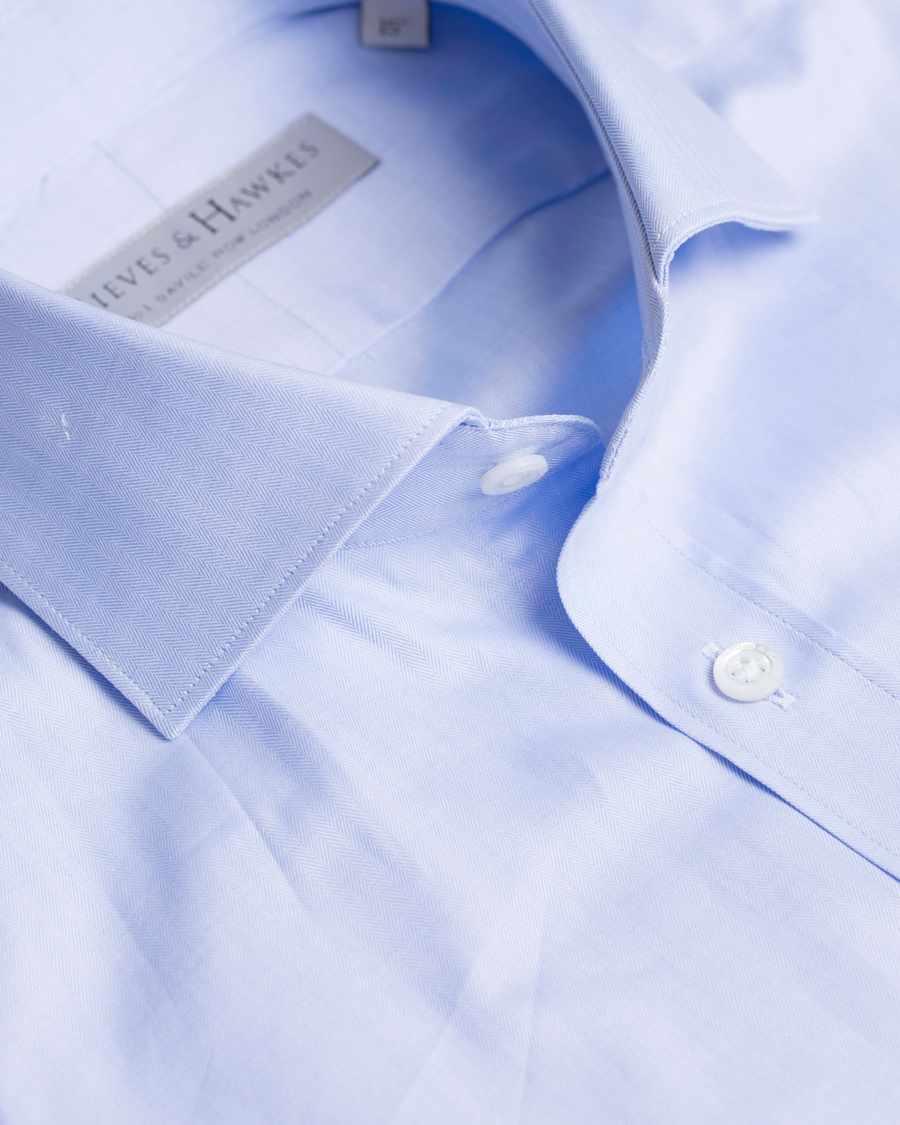 Homme | Chemises | Gieves & Hawkes | Tailored Fit Double Cuff Shirt Blue