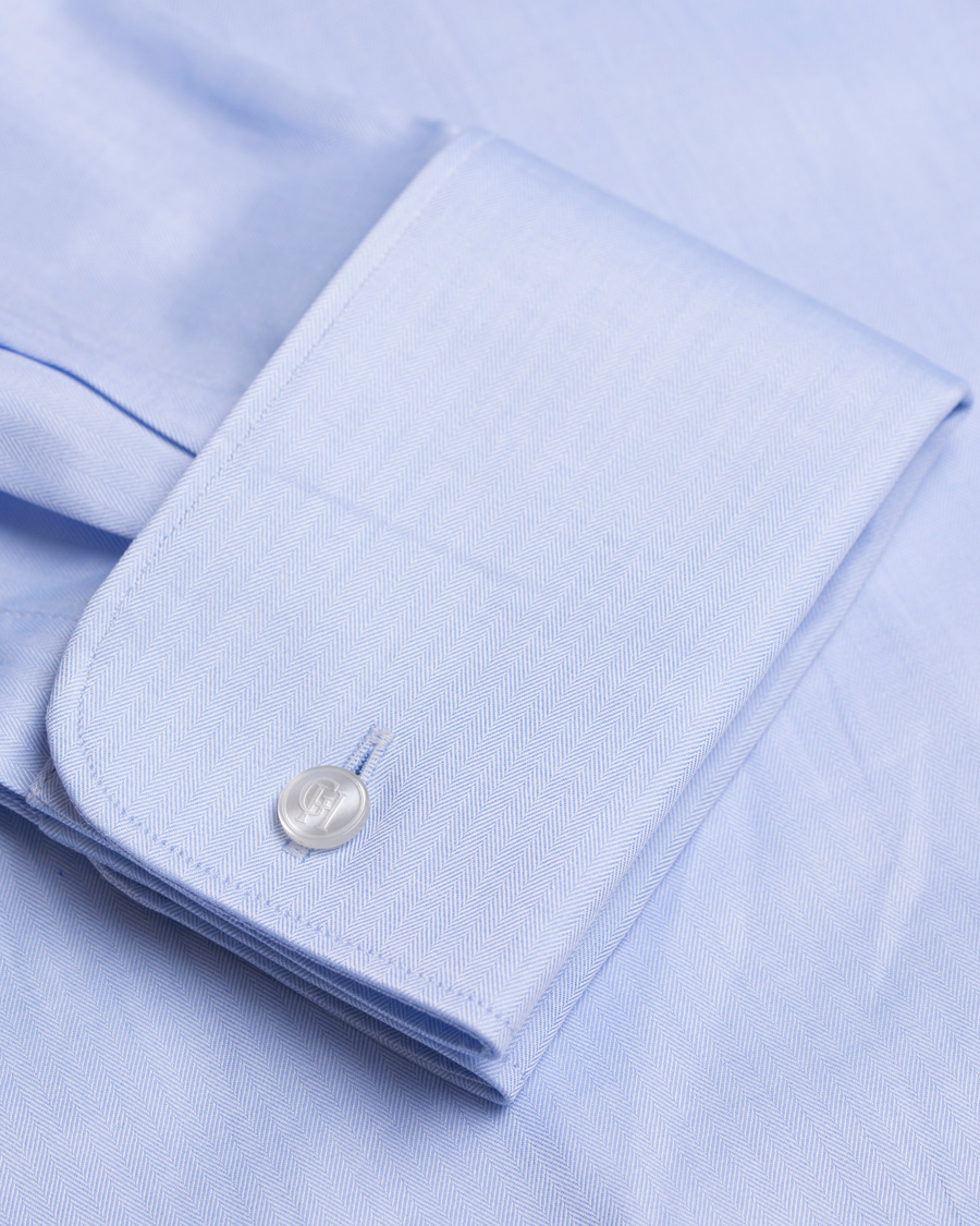 Homme | Chemises | Gieves & Hawkes | Tailored Fit Double Cuff Shirt Blue