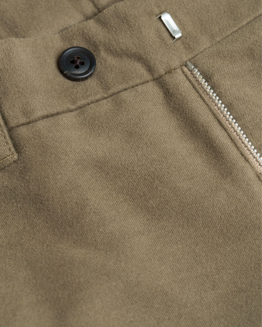 Homme | Pantalons | Gieves & Hawkes | Slim Fit Moleskin Chino Khaki