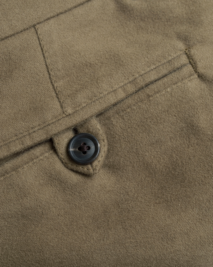 Homme | Pantalons | Gieves & Hawkes | Slim Fit Moleskin Chino Khaki