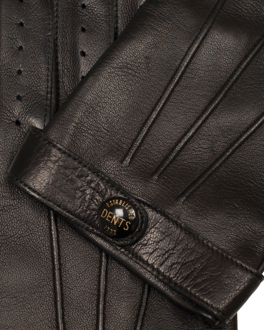 Heren | Dents The Heritage Collection Fleming 007 Driving Glove Black | Dents | The Heritage Collection Fleming 007 Driving Glove Black
