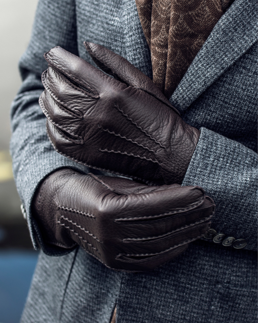Homme | Dents The Heritage Collection Blenheim Handsewn Peccary Glove Bark | Dents | The Heritage Collection Blenheim Handsewn Peccary Glove Bark