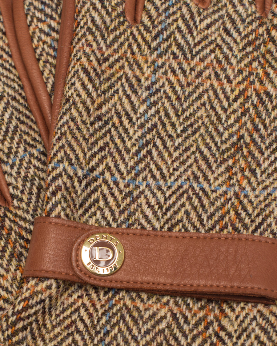 Homme | Dents The Heritage Collection Harris Tweed Glove Havana/Grouse | Dents | The Heritage Collection Harris Tweed Glove Havana/Grouse