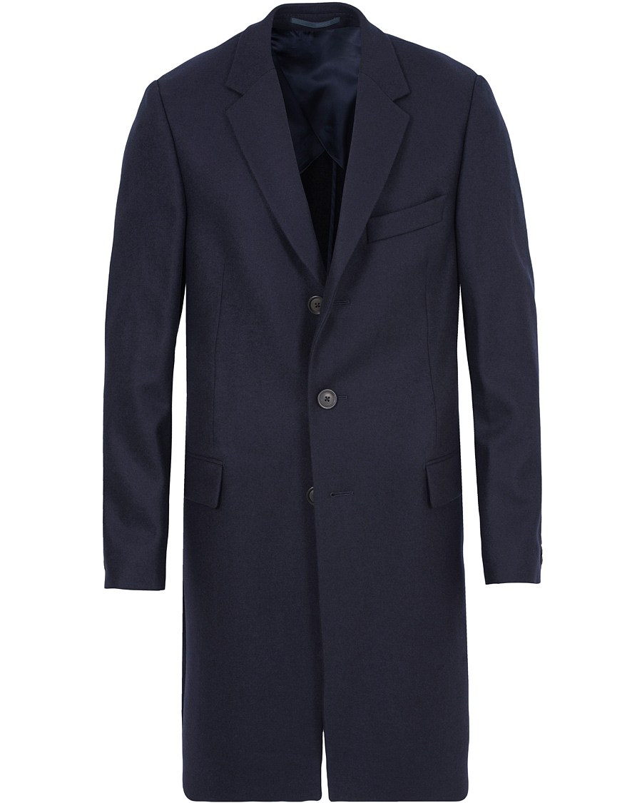 Heren | Jassen | Gieves & Hawkes | Lesser Wool Coat Navy