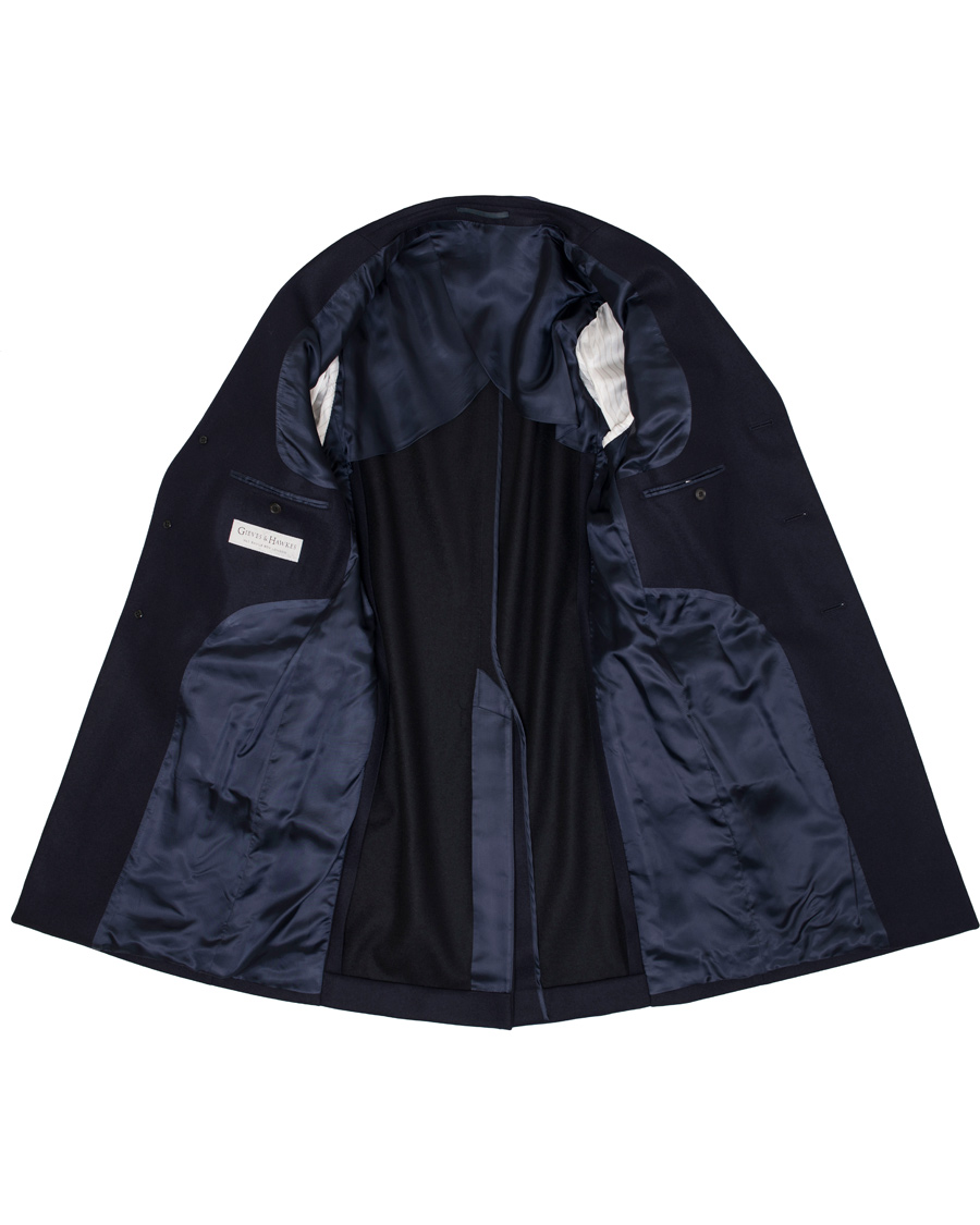 Heren | Jassen | Gieves & Hawkes | Lesser Wool Coat Navy