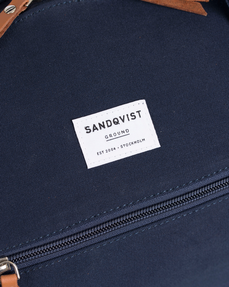 Homme | Sandqvist Sonny Polycotton Weekendbag Blue | Sandqvist | Sonny Polycotton Weekendbag Blue