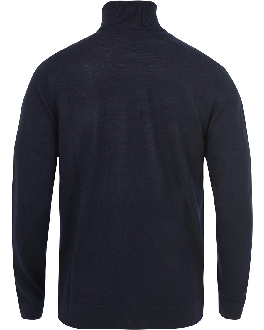 Heren | Truien | Filippa K | Fine Merino Rollerneck Navy