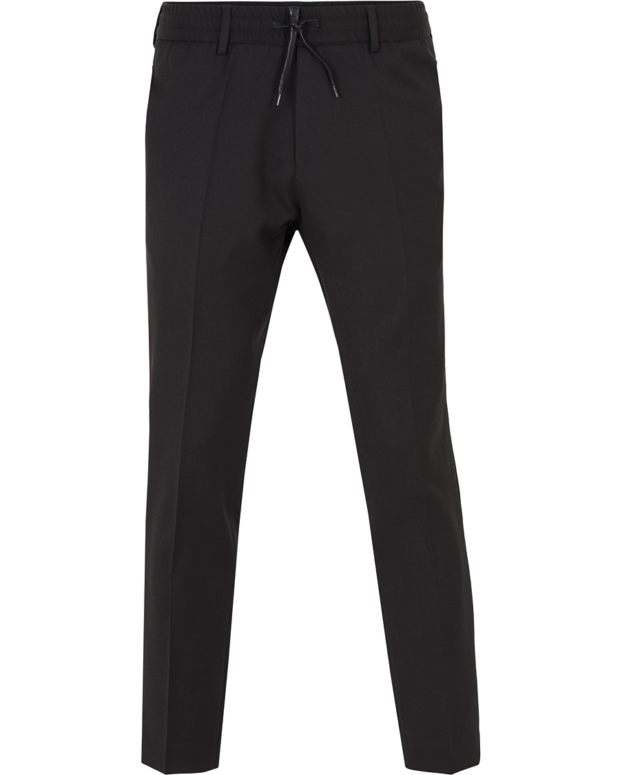 Homme | Pantalons | Filippa K | Noah Cropped Slacks Black