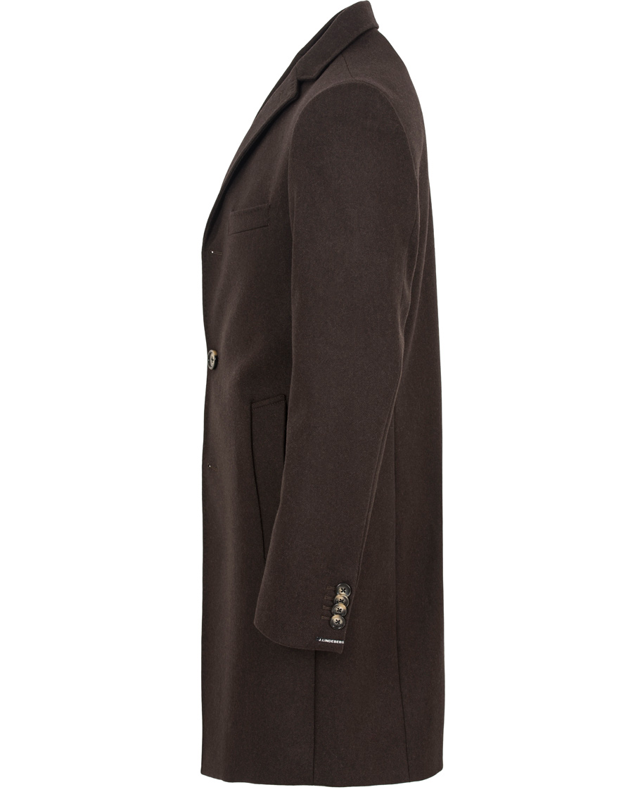 Homme | Manteaux Et Vestes | J.Lindeberg | Wolger Compact Melton Coat Brown