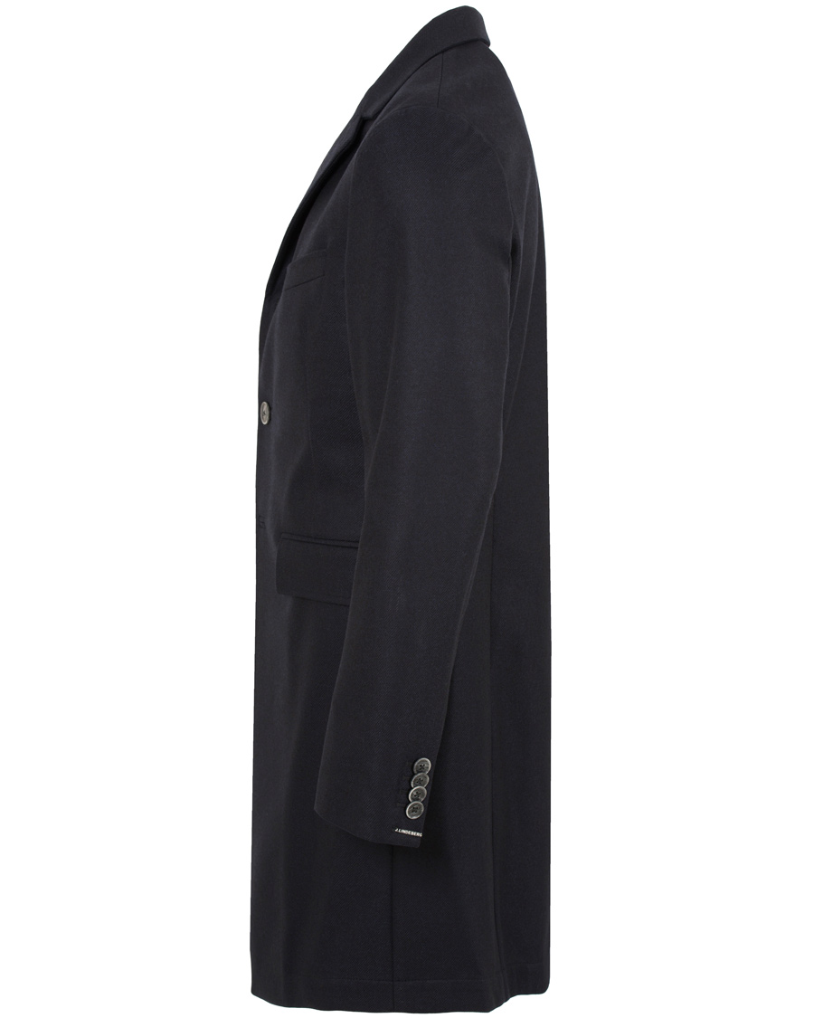 Homme | Manteaux Et Vestes | J.Lindeberg | Wilhelmer Loro Piana Storm System Coat Dark Navy