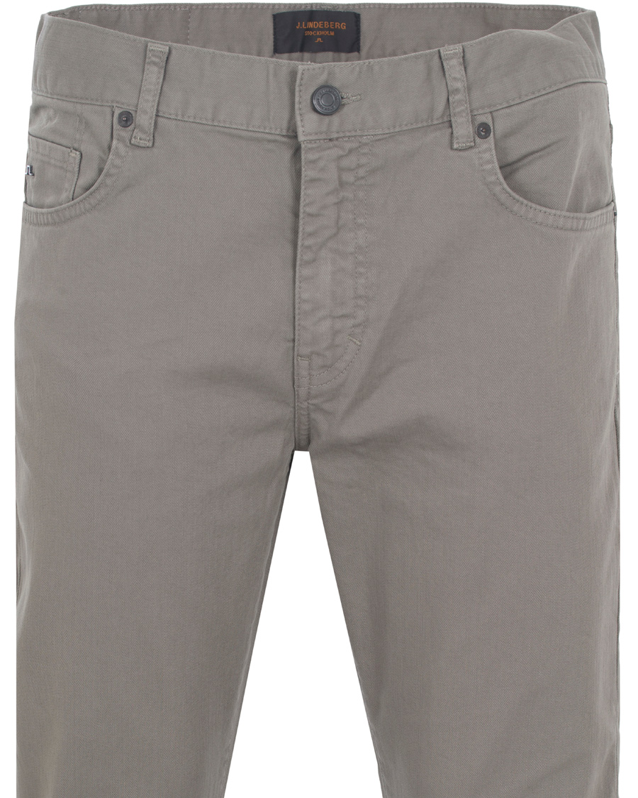 Heren | Broeken | J.Lindeberg | Jay Solid Stretch Light Grey