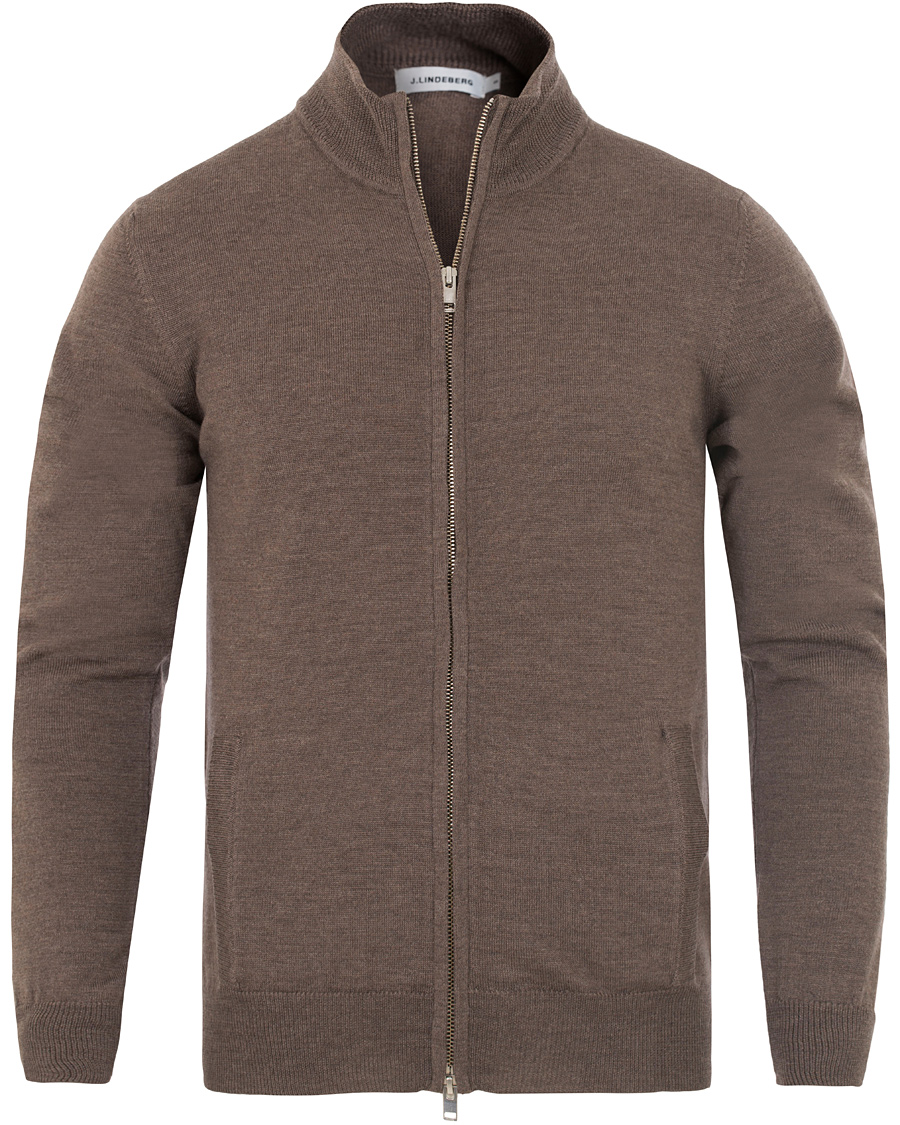 Homme | Pulls Et Tricots | J.Lindeberg | August True Merino Mud Melange
